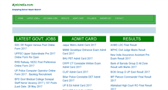Desktop Screenshot of ajobindia.com
